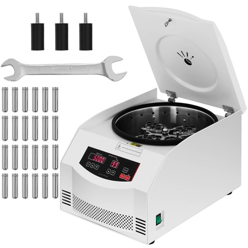 Professional laboratory plasma centrifuge 5000 rpm for up to 24 10 ml tubes