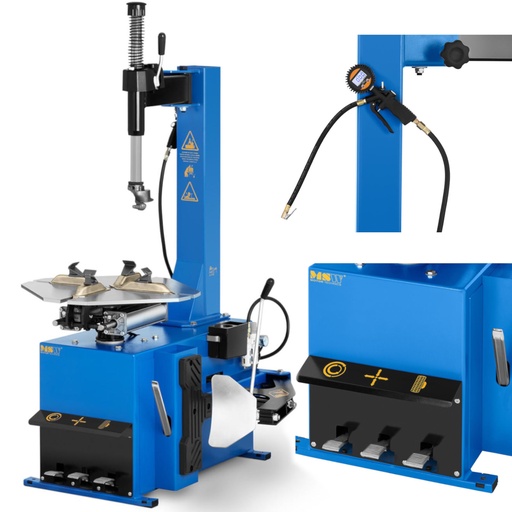 Mounting machine for motorcycle car wheel tires semi-automatic 11-22'' 750 W.