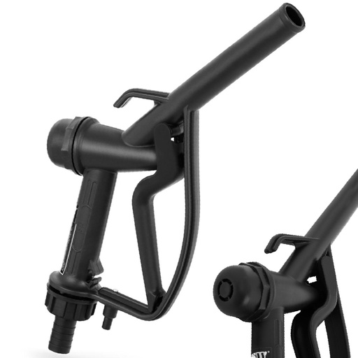 Fuel filling gun with 45 l/min locking system