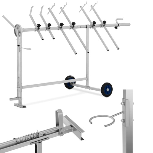Rotācijas krāsu ratiņi 360 līdz 90 kg 6 rokas STANDARD
