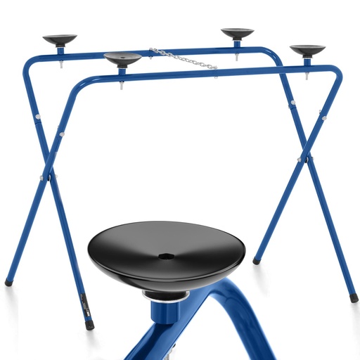 Straddle auto glass mounting stand with 4 suction cups up to 150 kg