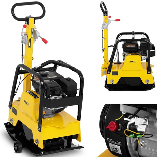 Two-way reversible diesel plate compactor 6.5 hp 25 kN