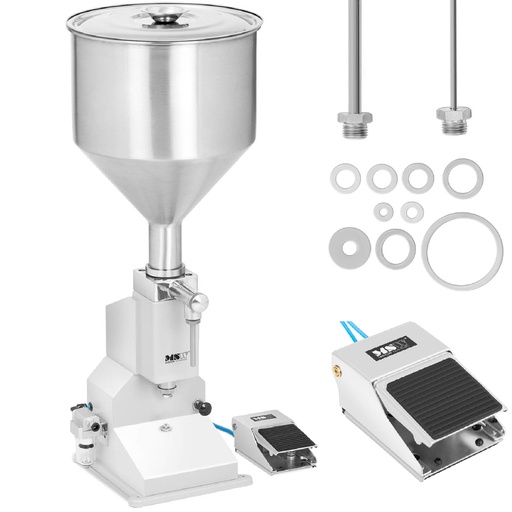 Pneumatic liquid pouring machine 5-50 ml 10.6 l