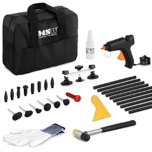 PDR repair kit for removal of pulling out dents in the car body - 8 adapters