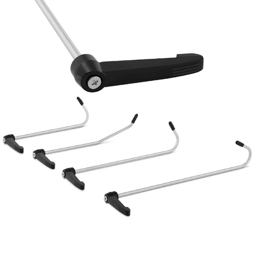 PDR repair kit for removal of dents in car body 4 rods
