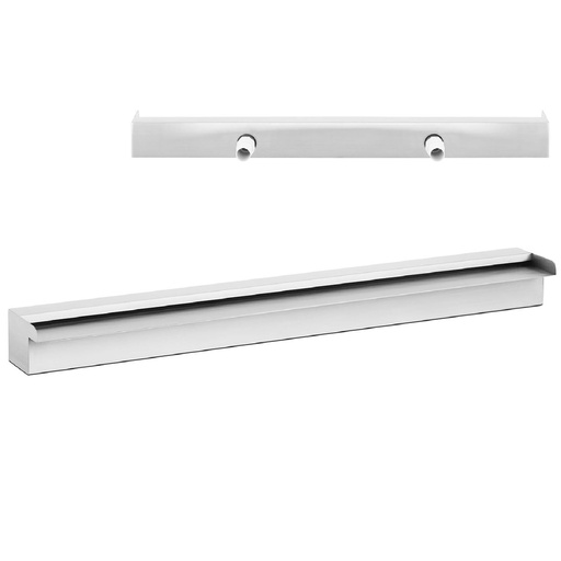 Waterfall spout stainless steel cascade for garden pond 90 cm