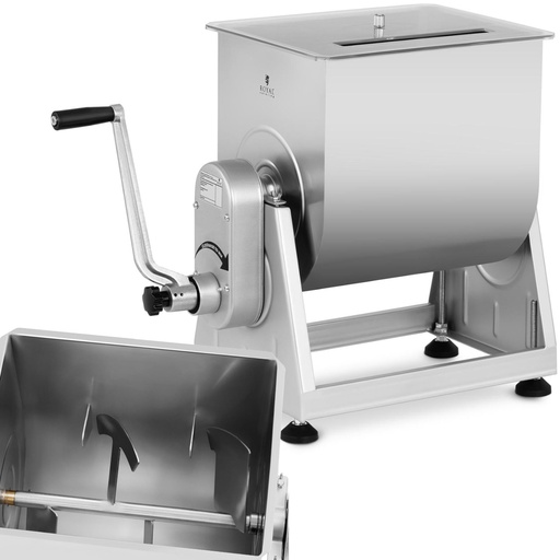 Hand mixer for sausage stuffing meat made of steel 28 l