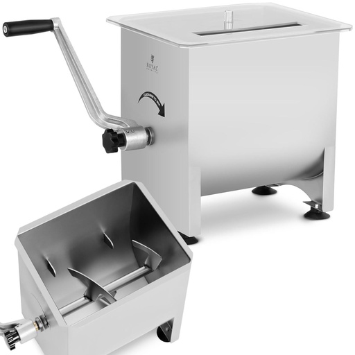 Hand mixer for sausage stuffing meat made of steel 16 l