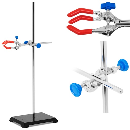 Laboratory stand with 1 handle 0-85 mm