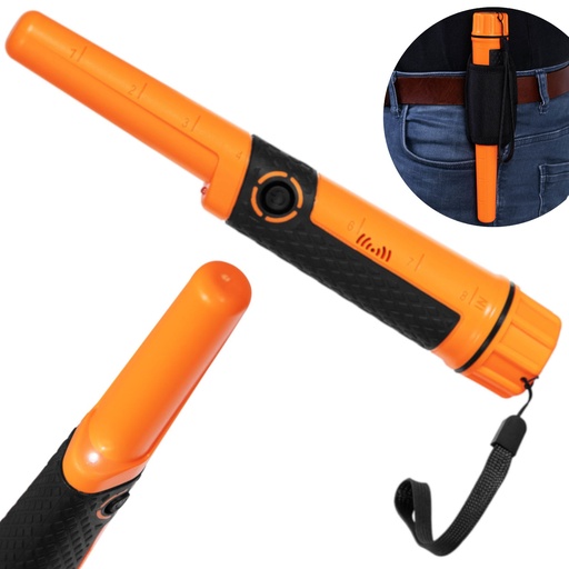 Metal detector hand detector waterproof LED 20 cm / 4.5 cm