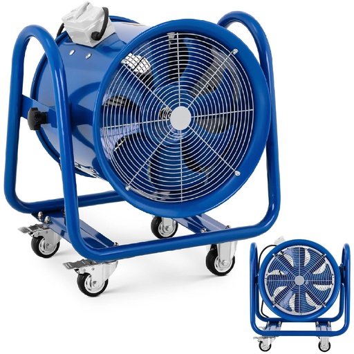 Axial industrial blower fan for cooling and air circulation 1100 W dia 400 mm