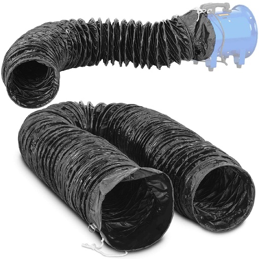 Extraction hose pipe for industrial blower fan diameter 300 mm length 10 m