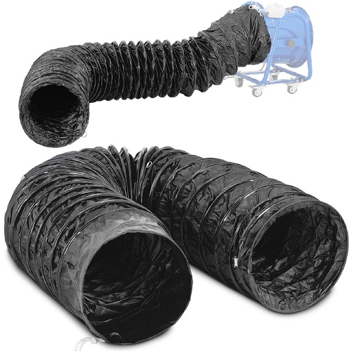Extraction hose pipe for industrial blower fan diameter 400 mm length 5 m