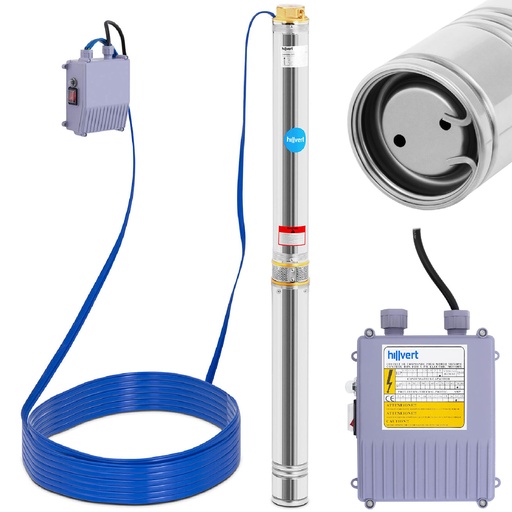 Stainless steel deep well pump 9000 l/hr up to 72 m