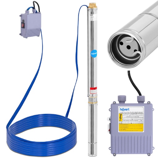 Stainless steel deep well pump 3780 l/hr up to 85 m