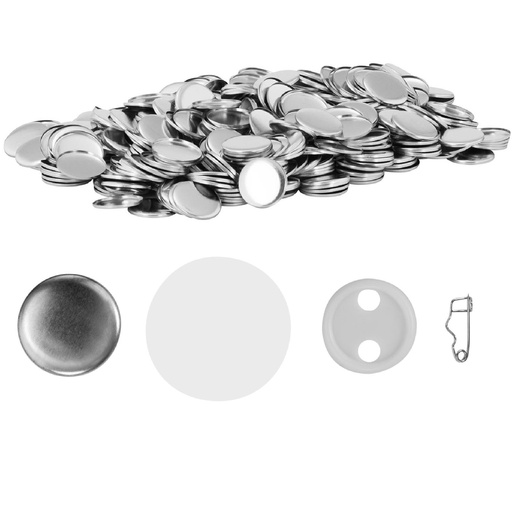 Badge pins buttons clothes pins 1000 pcs dia 25 mm