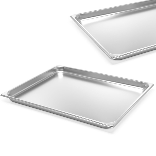 GN 2/1 stainless steel container Profi Line 20 mm high - Hendi 801154