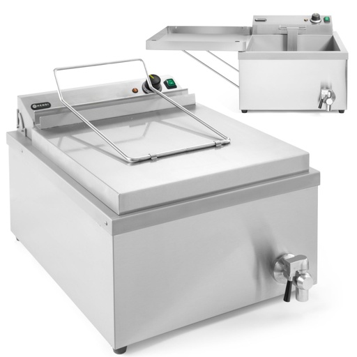 Fish fryer doughnut frying machine with shelf 12 l 3500 W - Hendi 205914