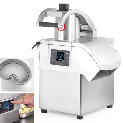 Electric vegetable shredder with graphic panel 5 speeds CA-3V 230 V 1500 W - Sammic 1050784