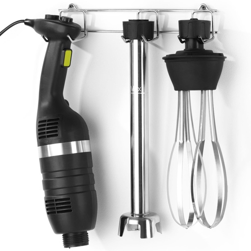 Hand blender with whisk and wand 2-in-1 + Kitchen Line rack 350 W - Hendi 222393