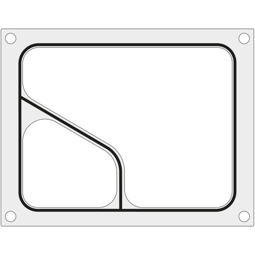 Mould matrix for Hendi bipartite tray sealing machine COLT 227x178 mm - Hendi 805640