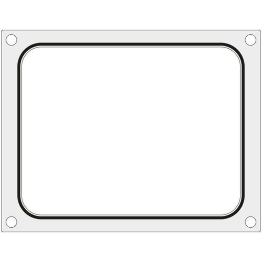 Matrix mold for Duni DF10 sealing machine for tray container without division 227x178 mm - Hendi 805787