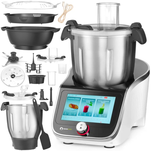 Daugiafunkcinis virtuvinis kombainas su skale 20 funkcijų "HendiChef IPC" 4,5 l 1400 W 230 V - Hendi 221761