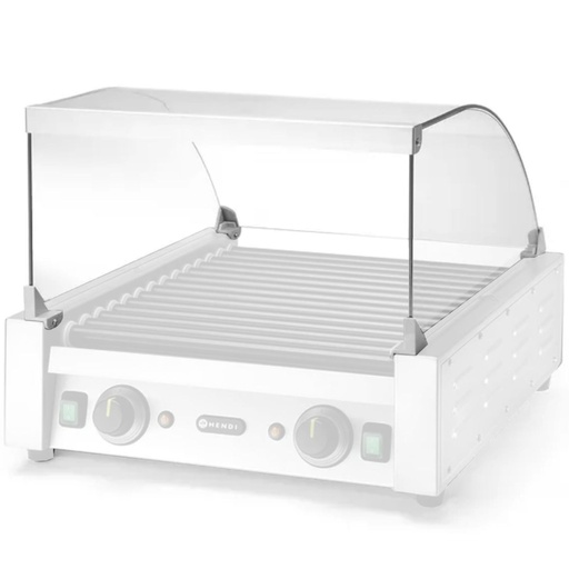 Glass lid for sausage heater with 9 rolls code 268605 - Hendi 268612