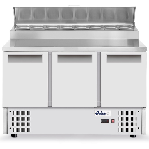 3-door refrigerated salad table with extension for 8x GN1/6 368 l - Hendi 236239