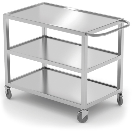 Welded mobile 3-shelf waiter's catering cart up to 240 kg - Hendi 810224
