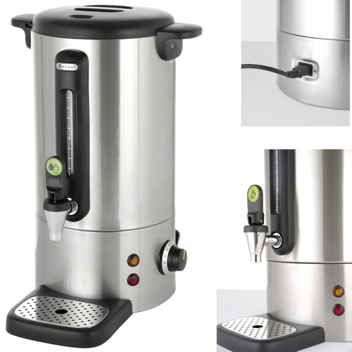 Concept Line 10-litre steel non-drip drip coffee warmer - Hendi 211410