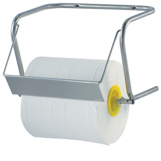 Wall mounted industrial paper towel roll dispenser hanger - Hendi 809952