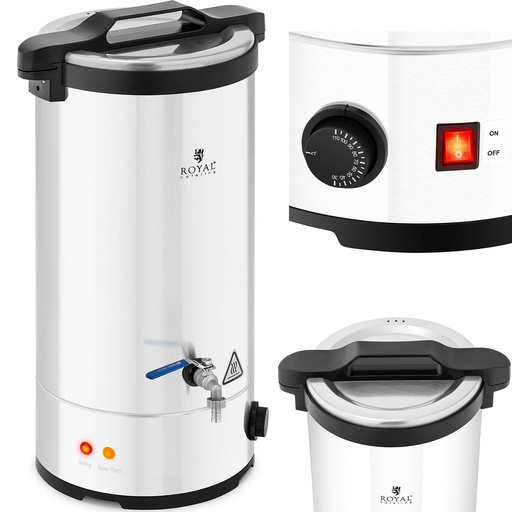 Stainless steel 30-110C 2500 W 30 l brewing mash boiler