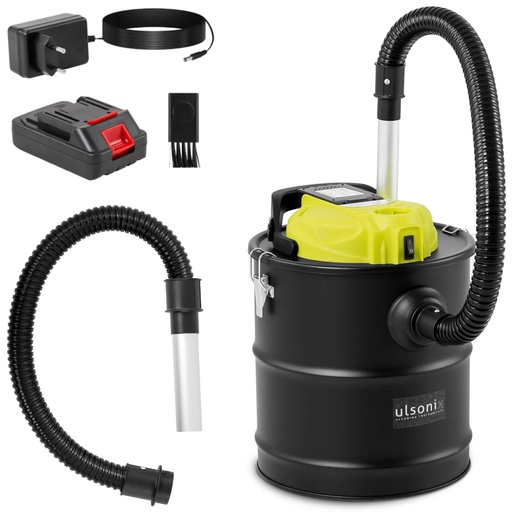 Cordless cordless chimney ash vacuum cleaner with HEPA 120 W 20 l blower