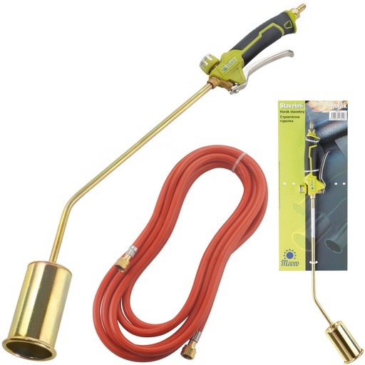 Construction gas roofing burner for roofing felt insulation LPG gas 35 kW + GAS HOSE 5m