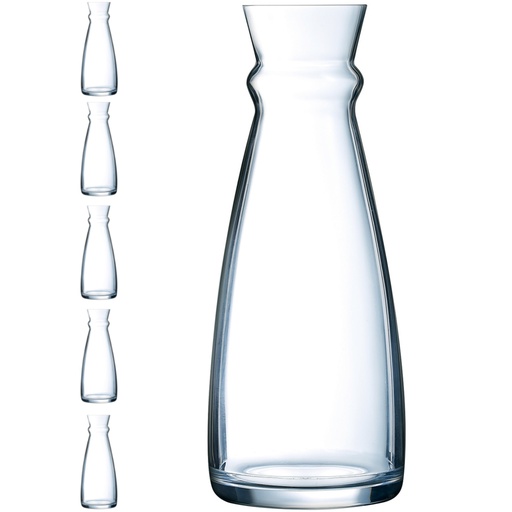 Arcoroc FLUID 1 l glass decanter jug for wine water drinks set of 6 pcs. - Hendi L3965