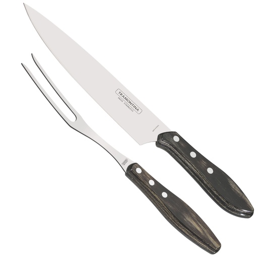 Set of steak meat cutlery stainless Churrasco KIT 2 el.
