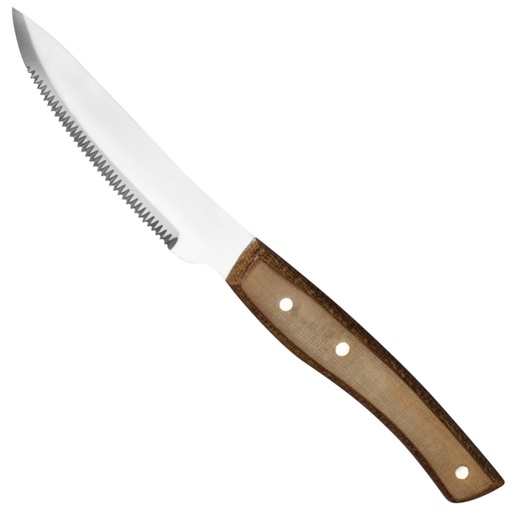 Steak knife with serrated stainless steel handle Fiber 120 mm long - Hendi 841099