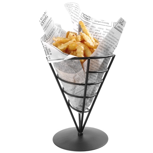 Snack serving stand holder fries for 1 bag diameter 115x172 mm - Hendi 630938