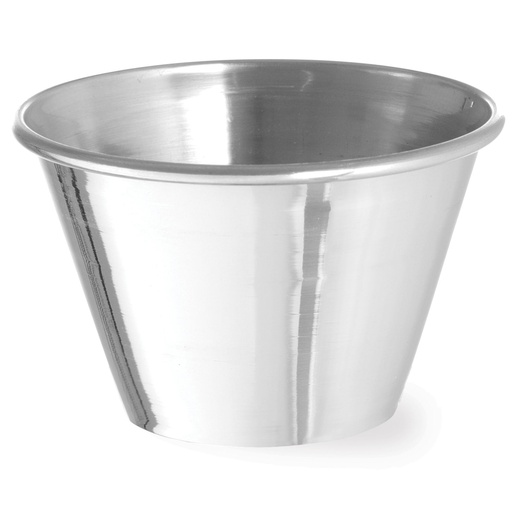 Stainless steel ramekin sauce dish for dips 73 mm dia 12 pcs. 115 ml - Hendi 400036