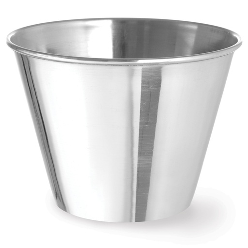 Stainless steel ramekin sauce dish for dips ø 100 mm 12 pcs. 340 ml - Hendi 400067