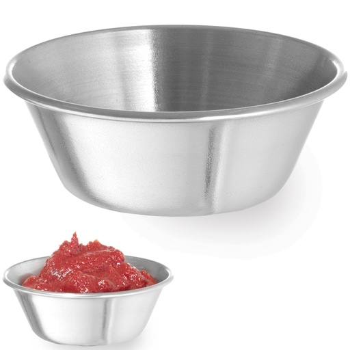 Stainless steel ramekin sauce dish for dips 62 mm dia 12 pcs. 45 ml - Hendi 400012