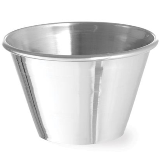 Stainless steel ramekin sauce dish for dips 62 mm dia 12 pcs. 70 ml - Hendi 400029