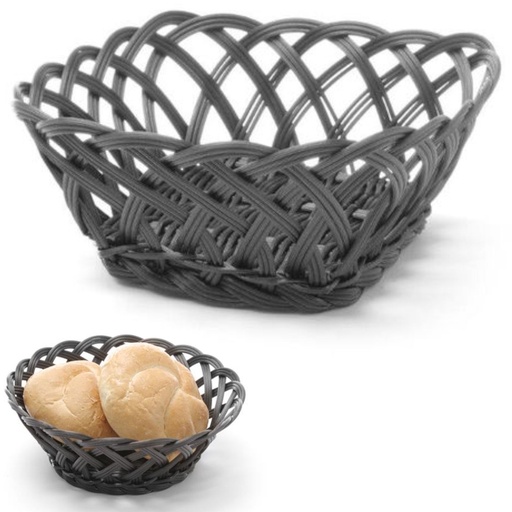 Fruit container basket braided round vegetables - Hendi 426258