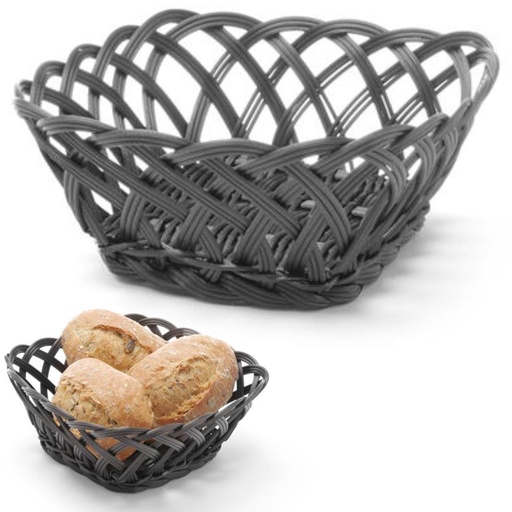 Square braided fruit vegetable container basket - Hendi 426227