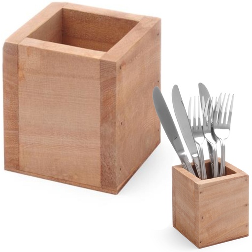Medinis stalo įrankių konteineris kvadratinis 80x80x95 mm - Hendi 664186