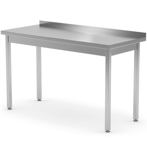 Pie sienas montējama tērauda darba virsma ar apmali 100x70x85 cm - Hendi 812679