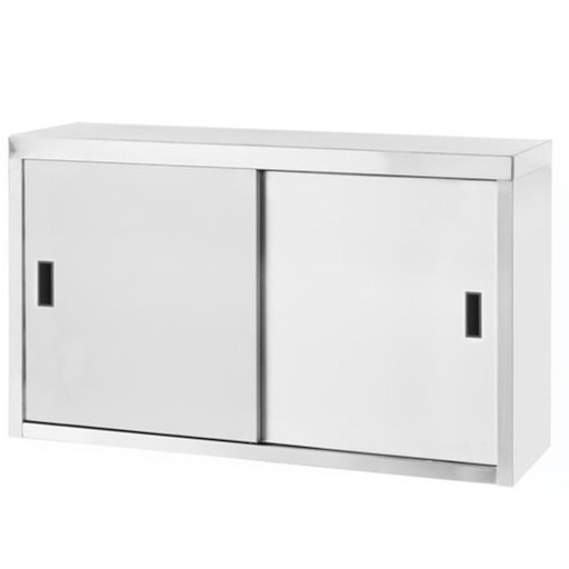 Catering wall cabinet with sliding doors stainless welded 100x40x60 cm - Hendi 814185