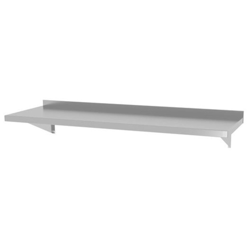 Metināts nerūsējošā tērauda konsoļu sienas plaukts 80x30 cm - Hendi 816486