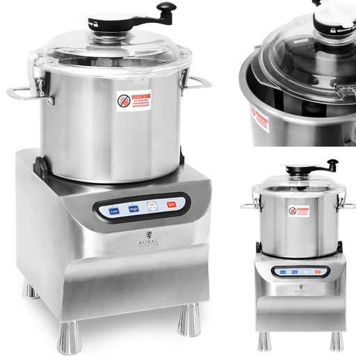 Food service chopper mincer chopping meat slicing vegetables 12 l 1500/2200 rpm 1500 W.